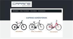 Desktop Screenshot of caprine.hu