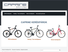 Tablet Screenshot of caprine.hu